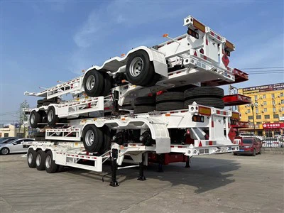 20 فٹ کنٹینر سکیلیٹن ٹریلر