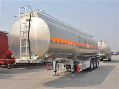 3 ایکسل 45000L ایلومینیم ٹینکر ٹریلر برائے فروخت